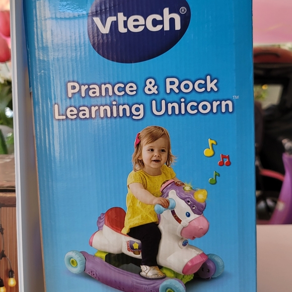 VTech Prance and Rock Learning Unicorn, Rocker to Rider Toy - Picture 4 of 5